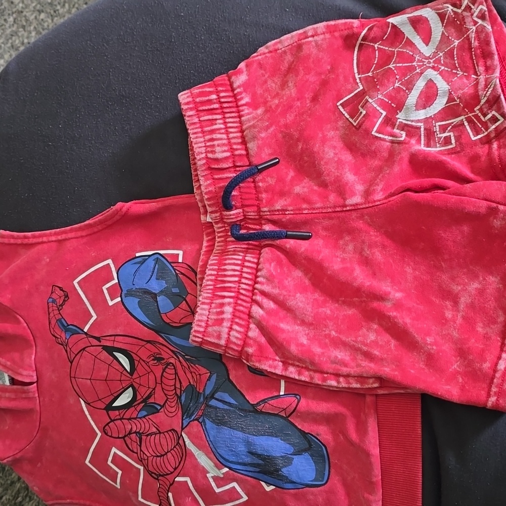 Marvel Red and Blue Spider-Man Kids Matching Set